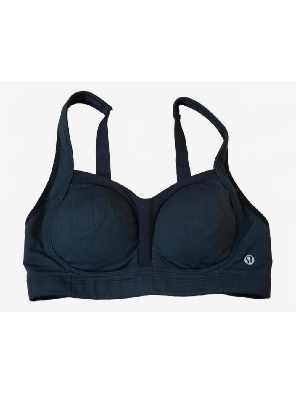 lululemon athletica sports bra 2010 metal clasps thick material no tags